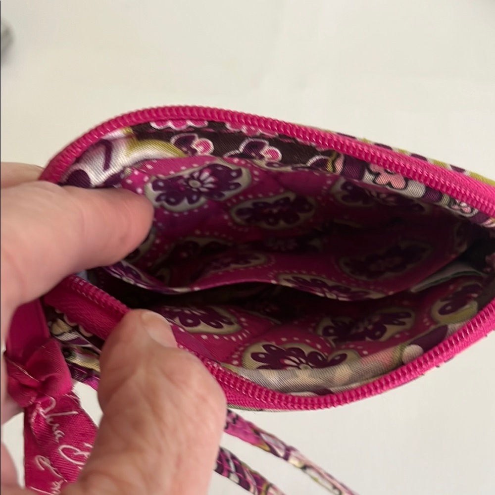 Vera Bradley Pink Patterned Wristlet - Picture 5 of 9